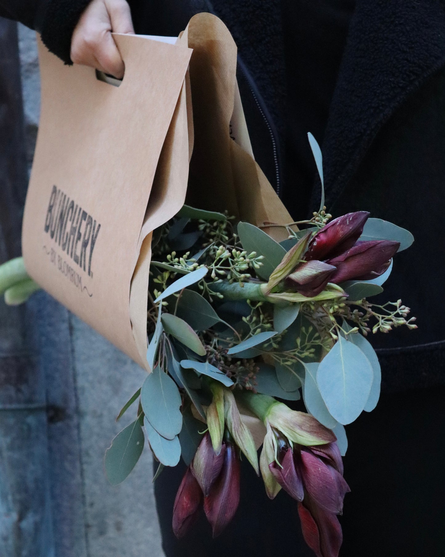 Buncherys Val -Röd Amaryllis & Grönt