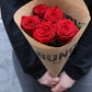 Pre-order Röda rosor 5p
