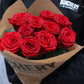 Pre-order Röda rosor 10p